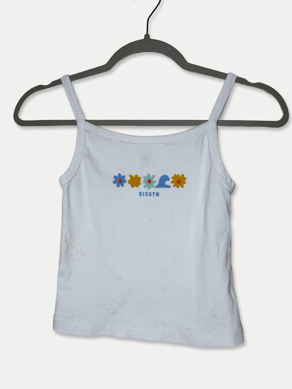 SISSTR Floral Wave Graphic Cami Tank Top — Small